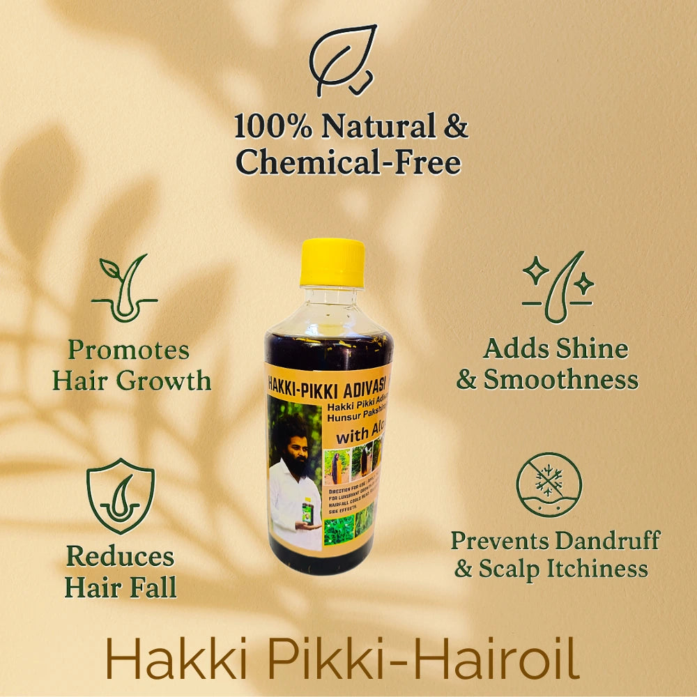 Hakki-Pikki Adivasi Hair Oil  [250Ml]