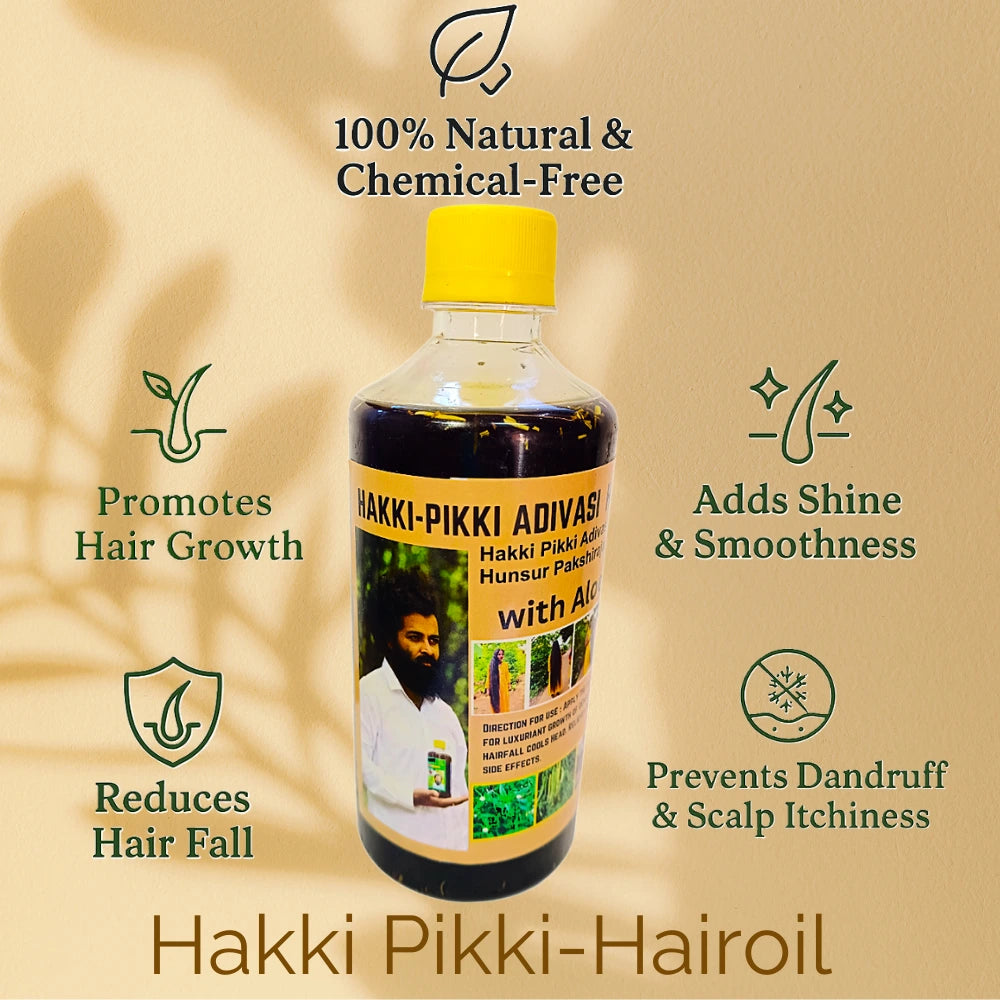 Hakki-Pikki Adivasi Hair Oil  [500Ml]